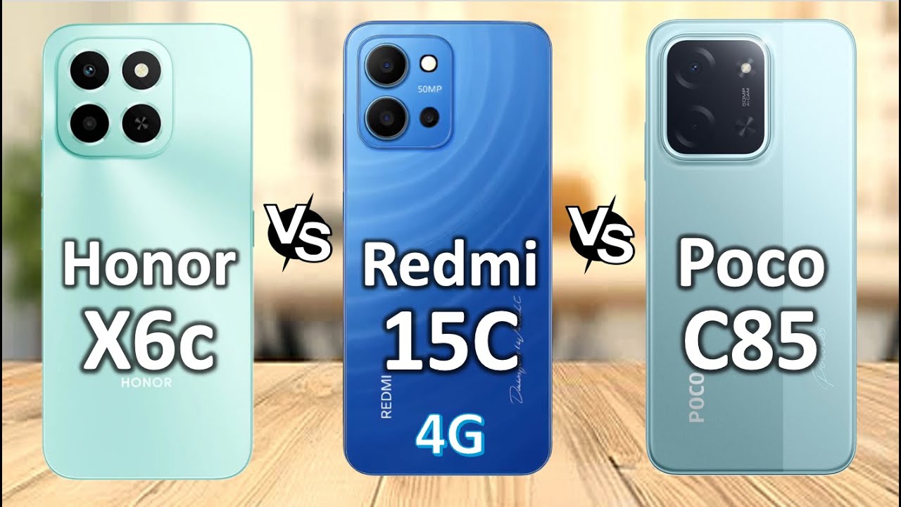 POCO C85 4G vs Redmi 15C vs Honor X6C | Best Budget Phone 2025?