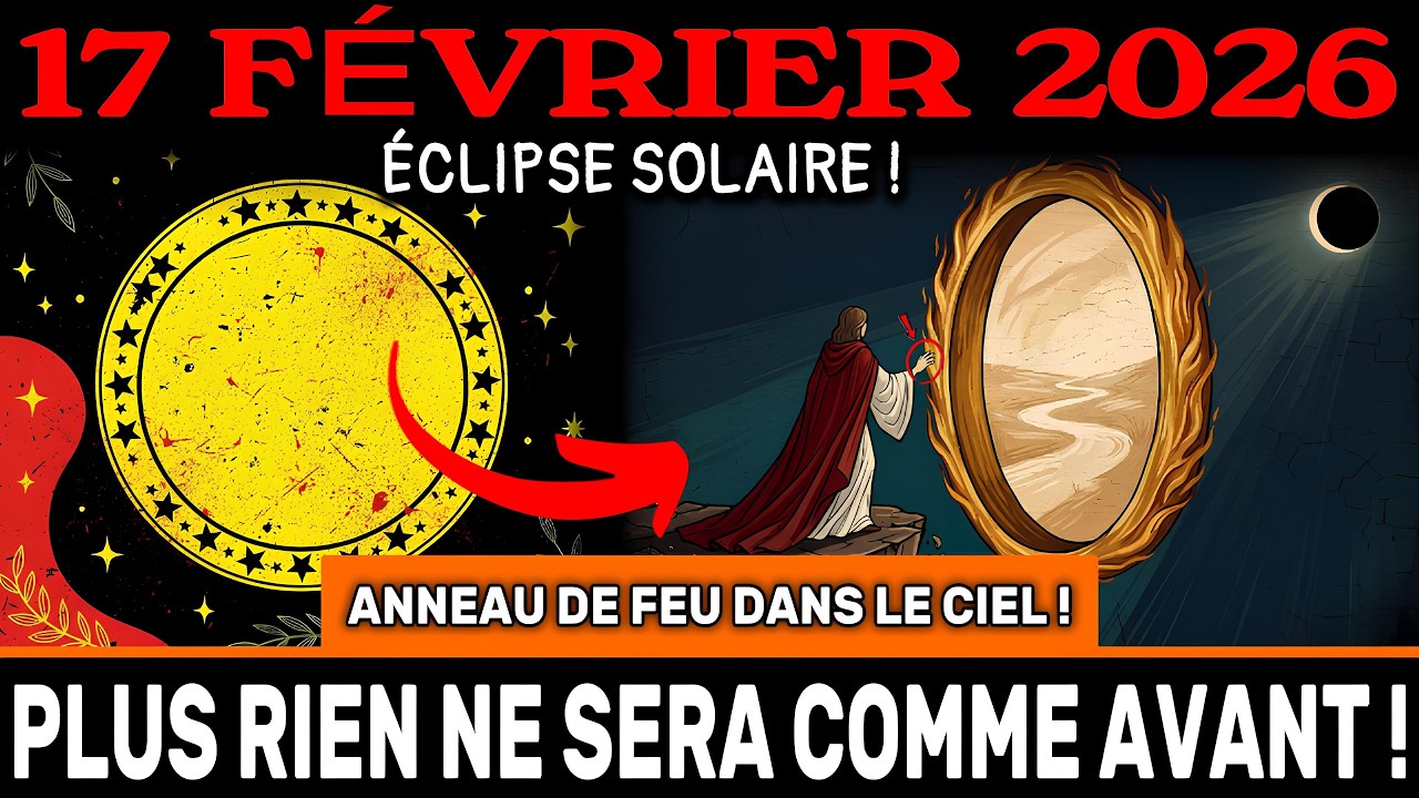 ÇA COMMENCE ! ÉCLIPSE SOLAIRE EN VERSEAU ! 17 fév – Votre DESTIN est réécrit AUJOURD'HUI !