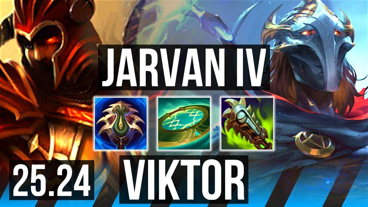 JARVAN IV vs VIKTOR (MID) | Electrocute | EUW Master | 25.24
