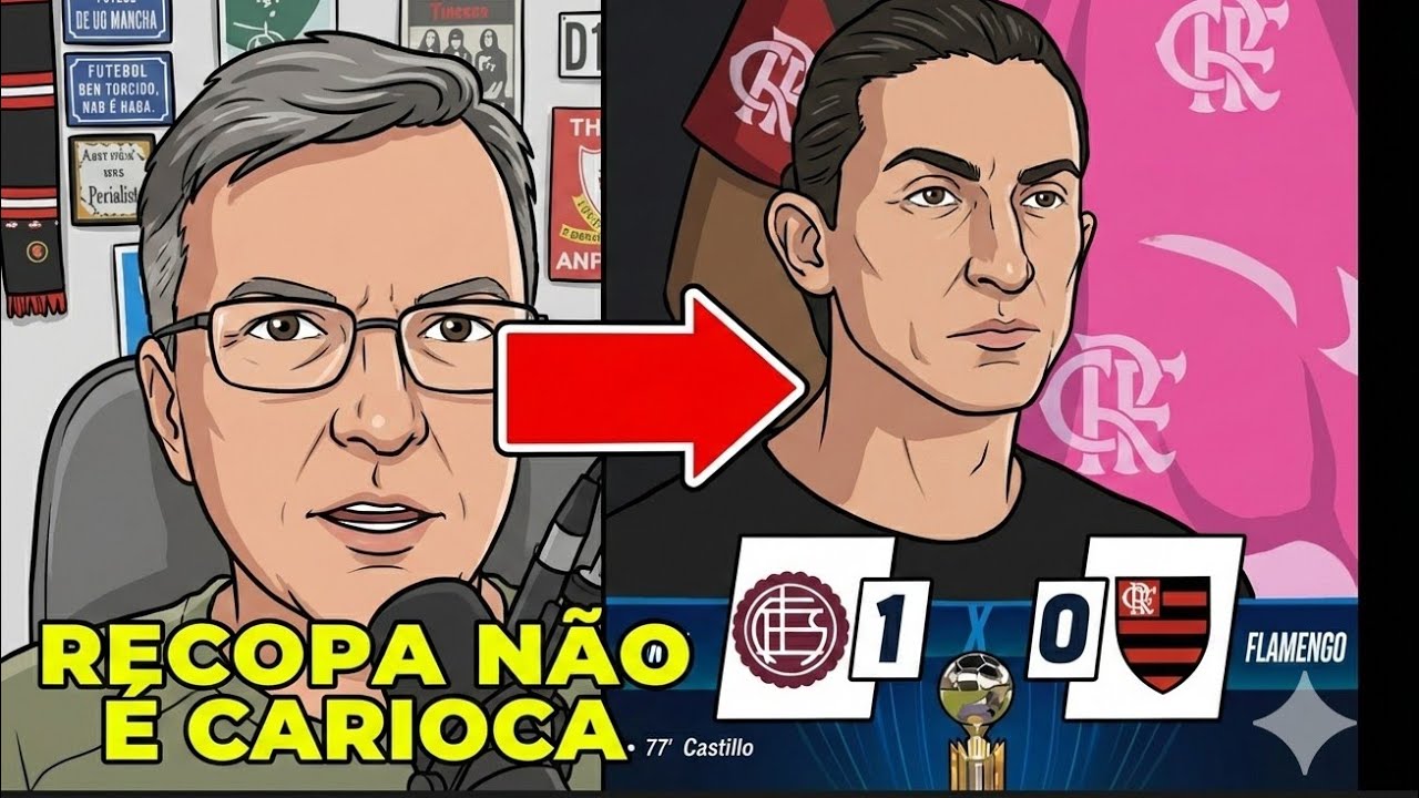 Mauro Cézar revela porque o Flamengo perdeu para o Lanús de 1x0 pela Recopa