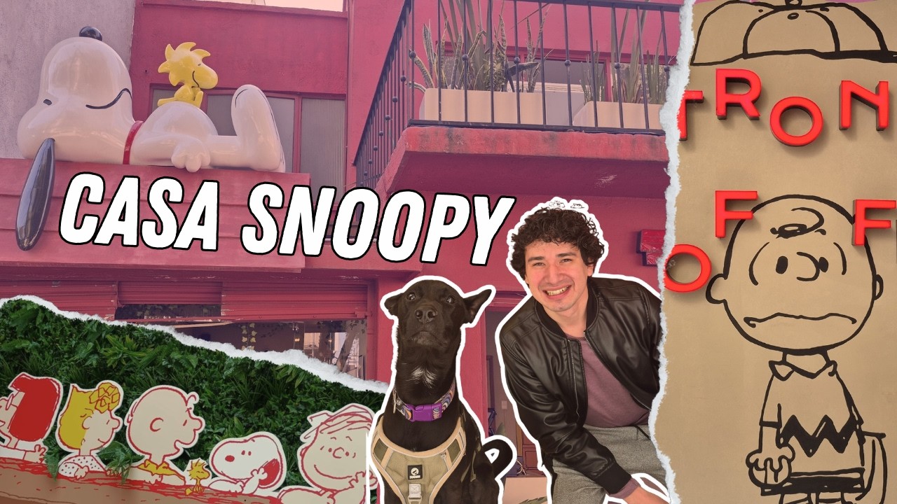 ¡Visitamos la CASA DE SNOOPY en CDMX!