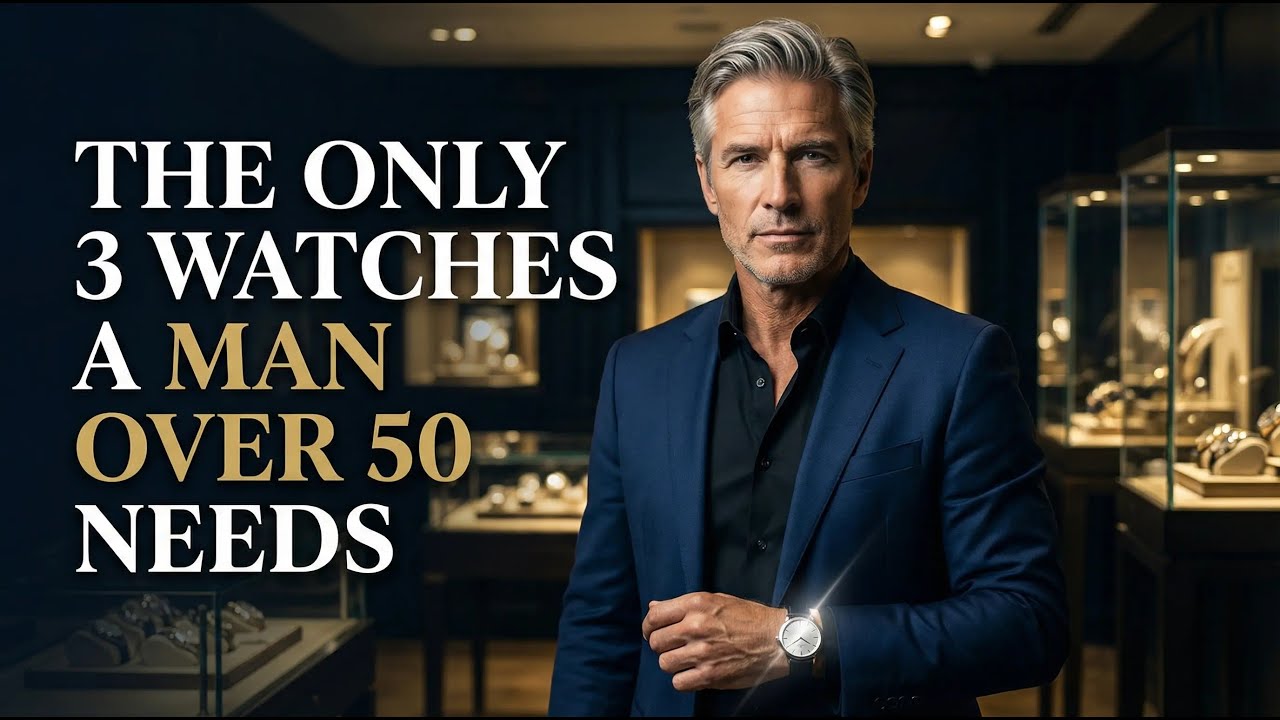 The Only 3 Watches Every Man Over 50 Needs