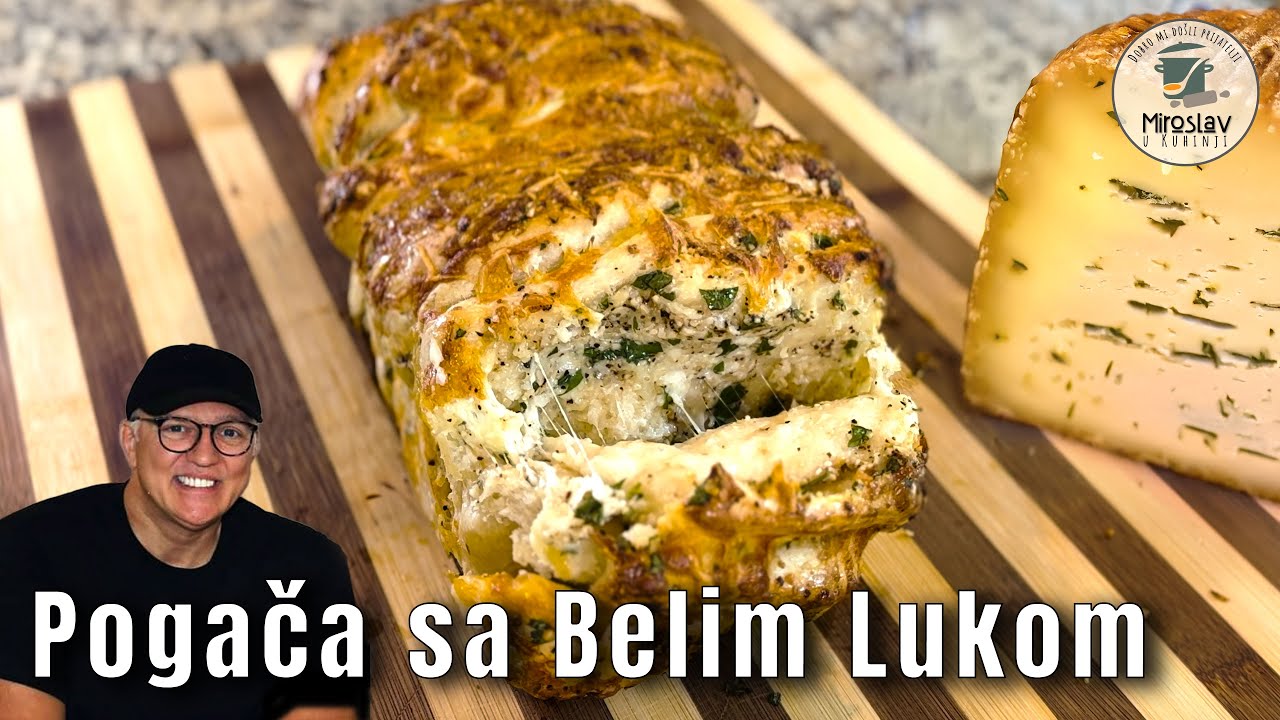 🍞🧄 Ukusna Domaća Pogača sa Belim Lukom – Isprobajte Ovaj Jednostavan Recept