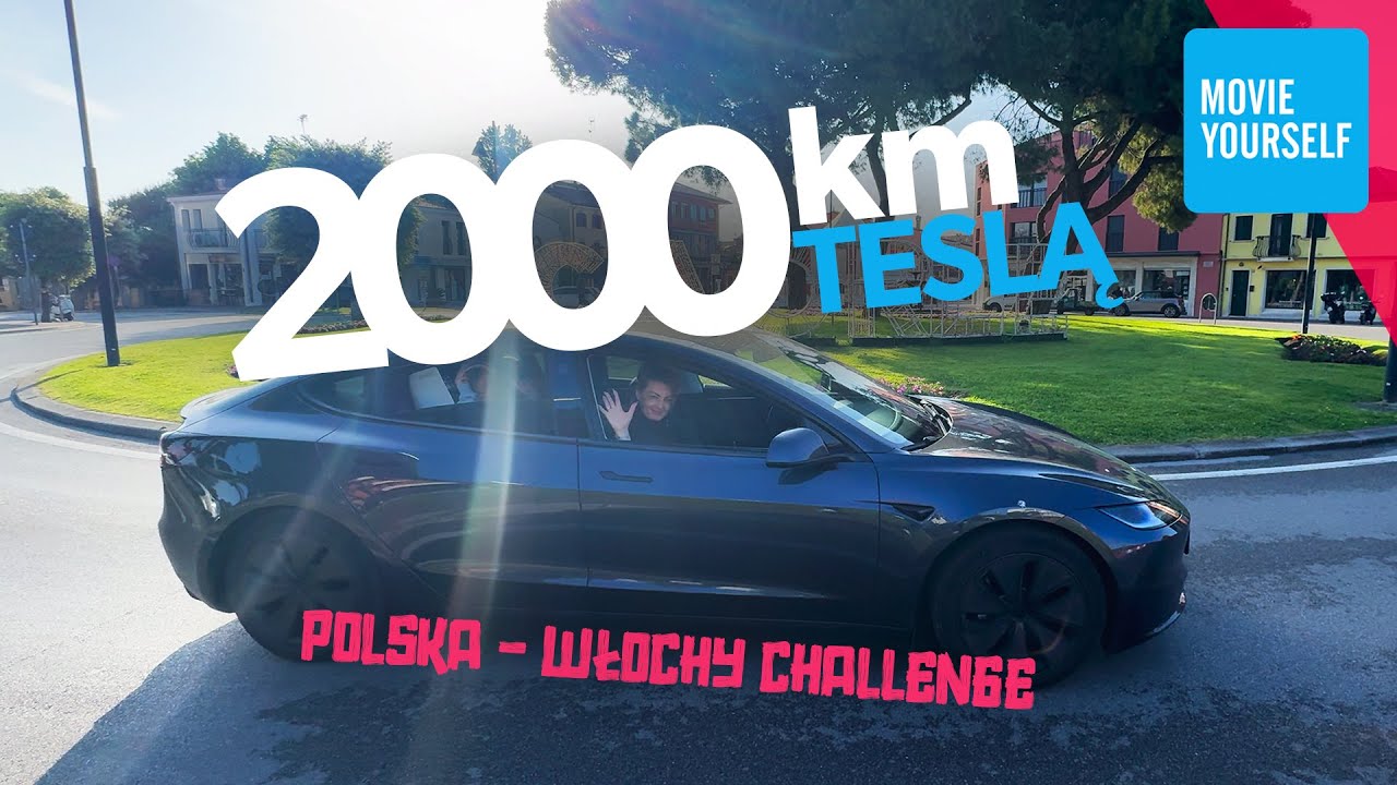 2 000 KM TESLA Challenge! Kraków - Włochy - Kraków !