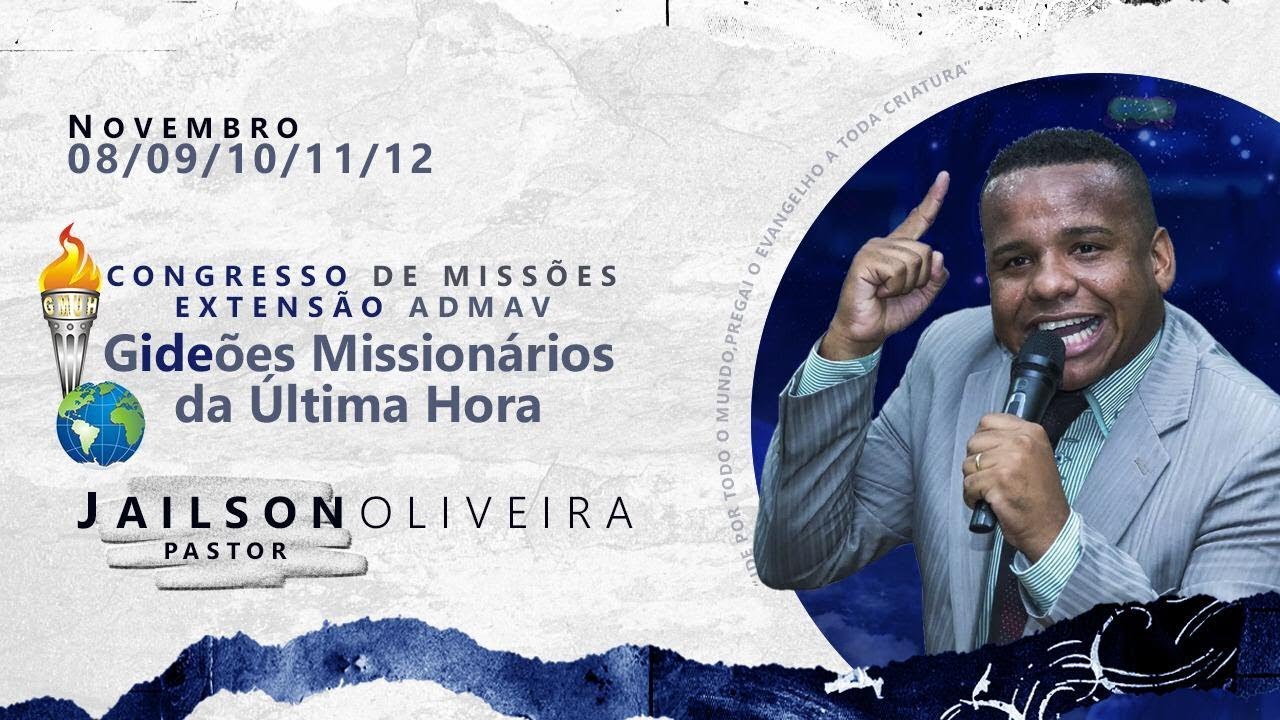 Pastor Jailson Oliveira - GMUH extensão ADMAV