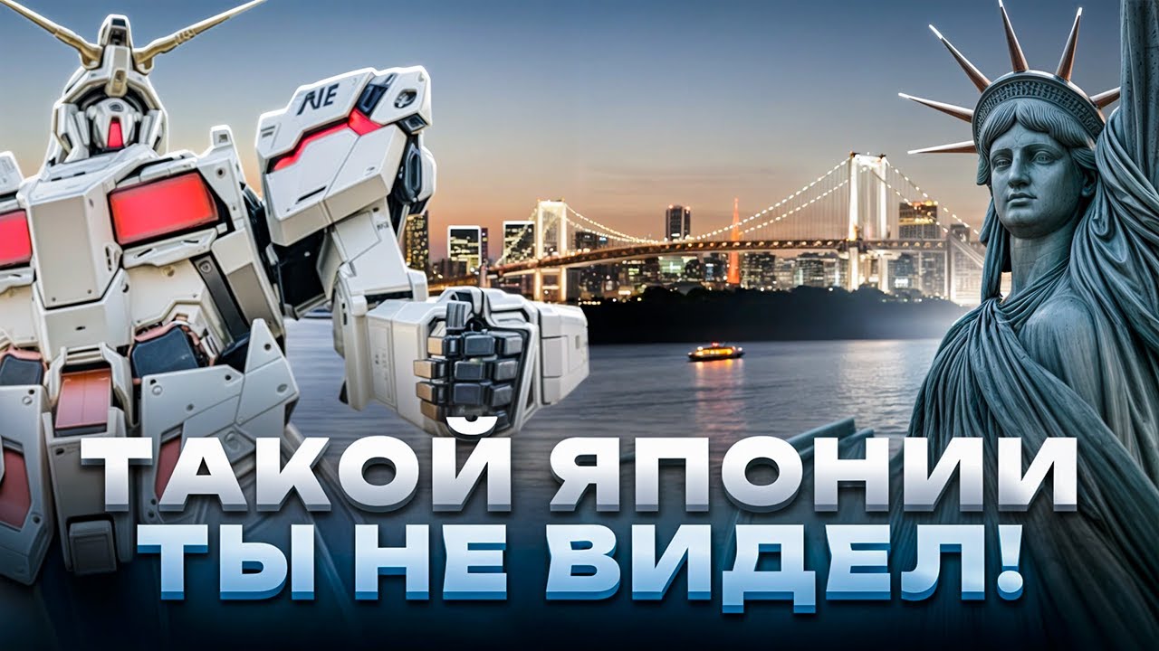 🔥 ТАКОЙ Японии ты не видел! Одайба &mdash; прогулка по самому красивому району Токио! #токио #япония
