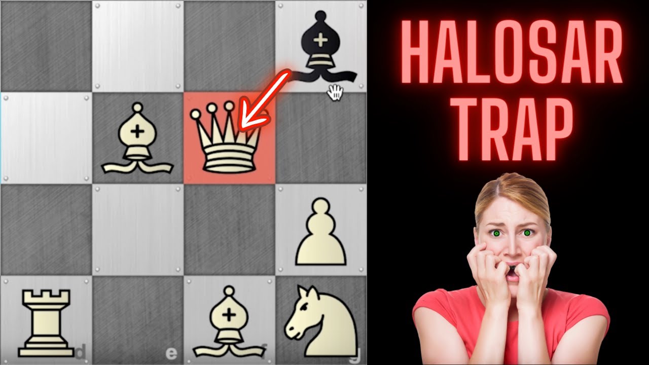 Halosar Trap or Ryder Gambit: Chess Opening TRICK to Win Fast | Most Dangerous Chess Trap in Hindi