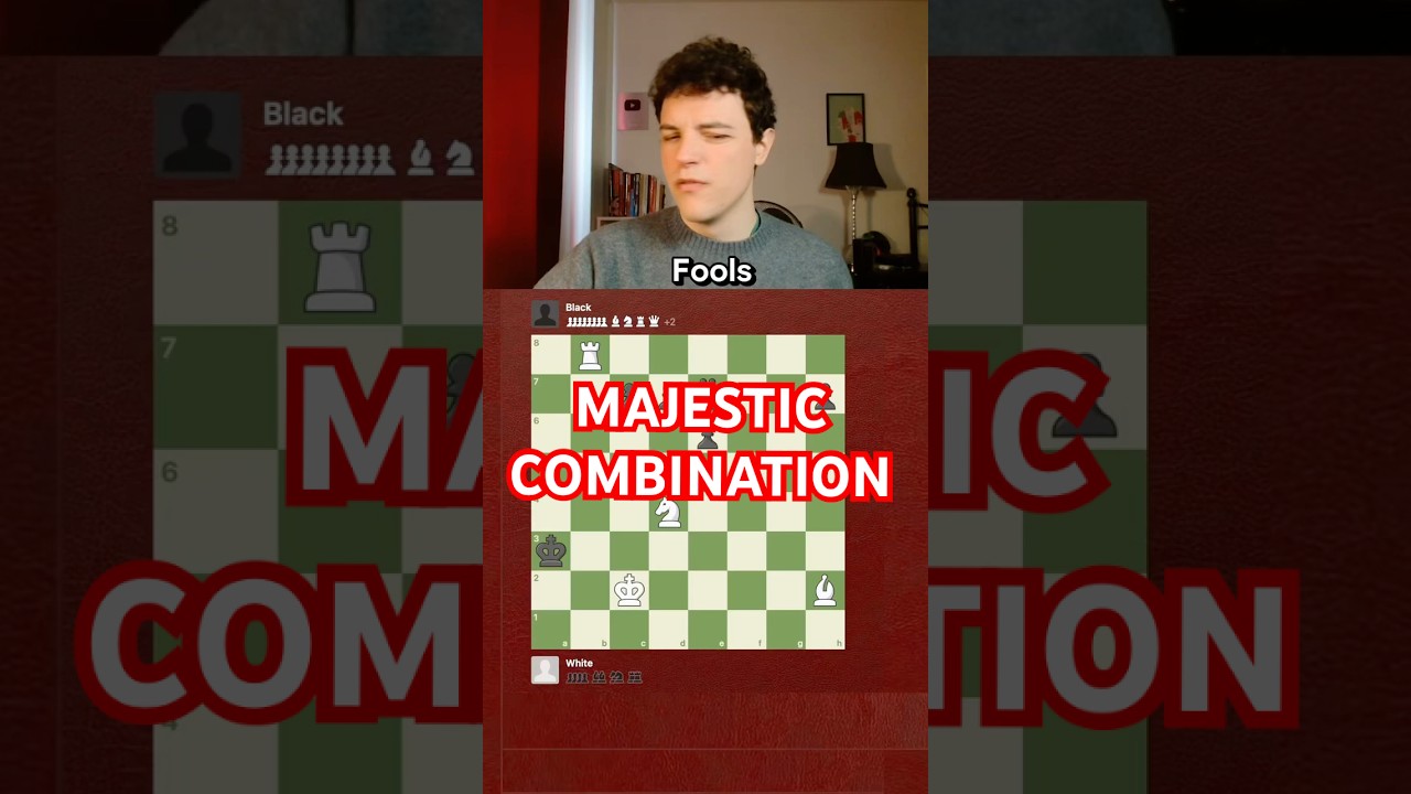 Majestic Combination #chess #endgame #chesspuzzle