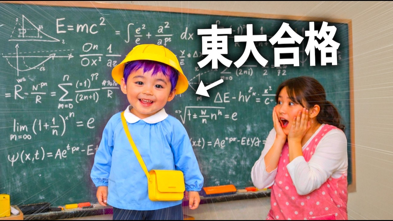 3歳で東大に合格する天才幼稚園児【コント】