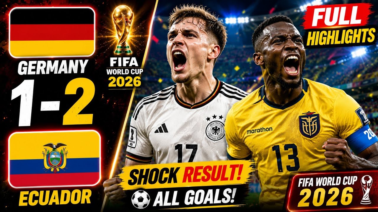 Germany 1-2 Ecuador | Full Match Highlights & All Goals | FIFA World Cup 2026