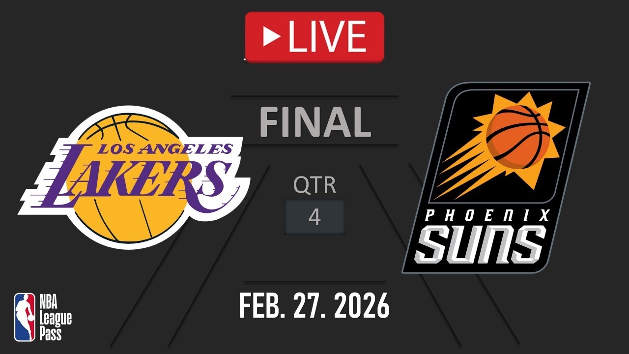 NBA LIVE! Los Angeles Lakers vs Phoenix Suns | Feb. 27, 2026 | Suns vs Lakers NBA LIVE 2K26