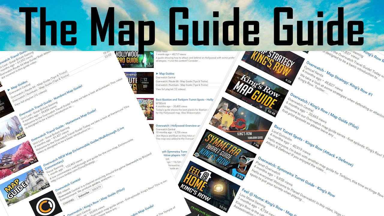 The Map Guide Guide - Defense Edition
