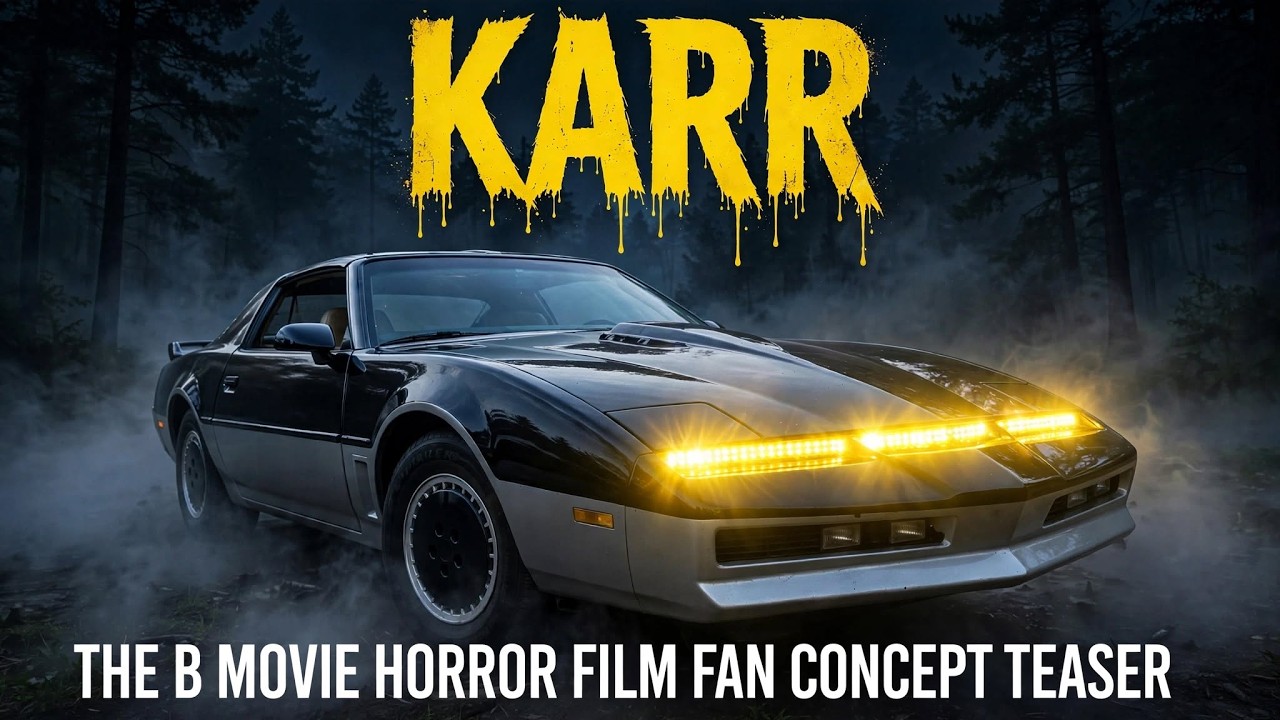 KARR - Knight Rider but its a Horror Film I Fan Concept Trailer #fyp #horror #knightrider