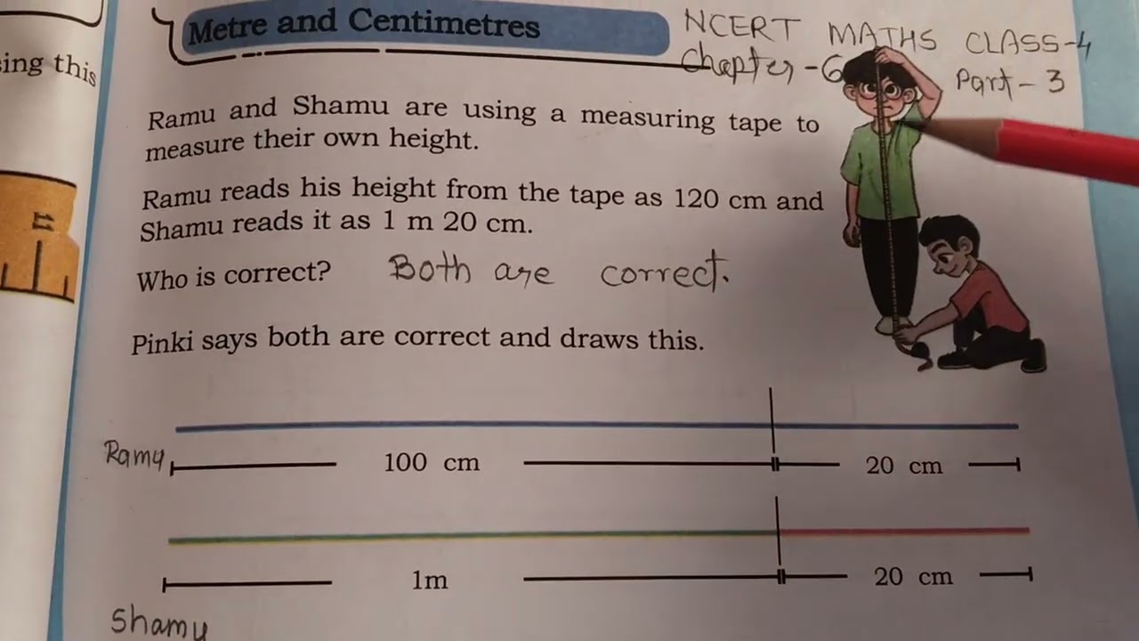 VIDEO 224, MATHS MELA, NCERT MATHS CLASS 4, CHAPTER 6 MEASURING LENGTH, PART 3