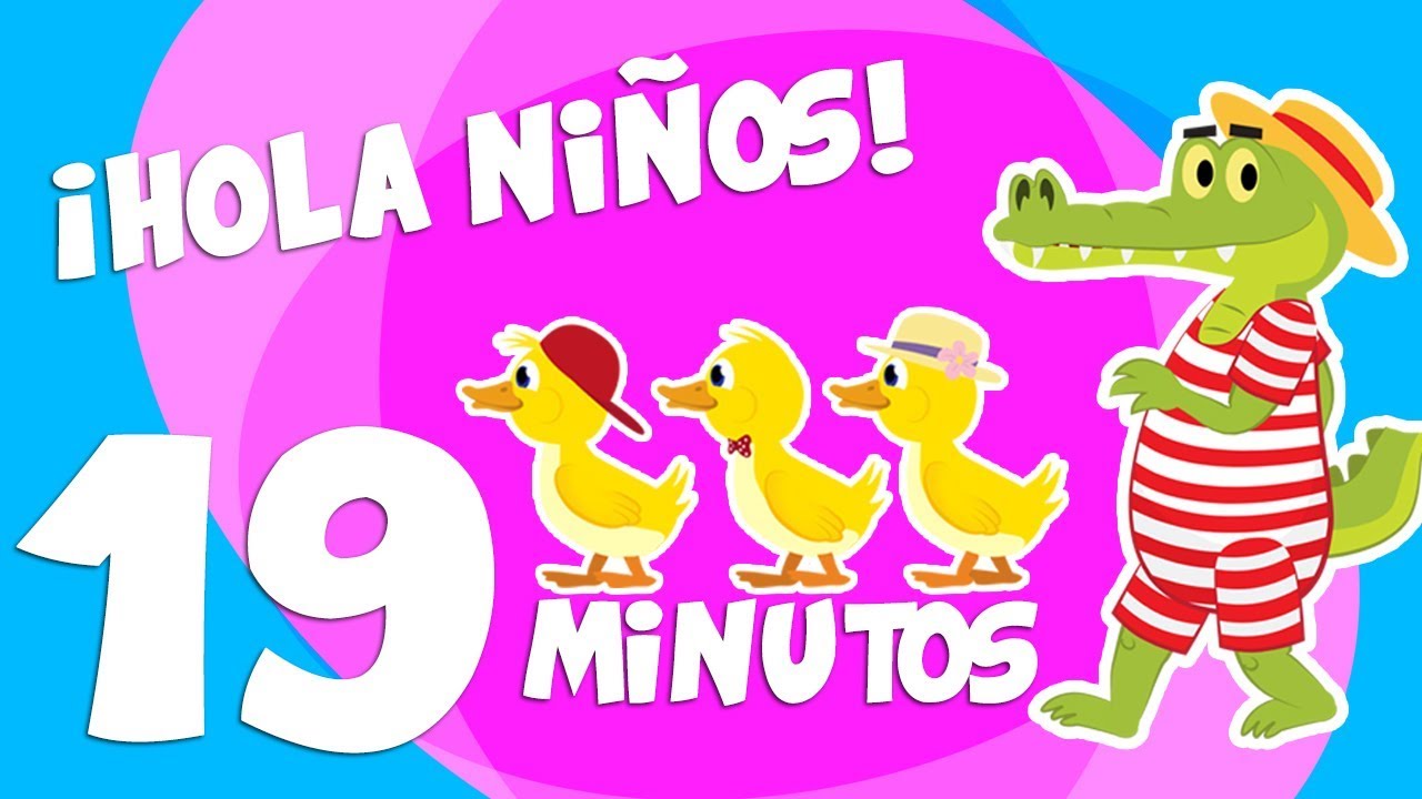 Tres patitos | Y muchas más canciones infantiles | ¡19 min de Hola Niños!
