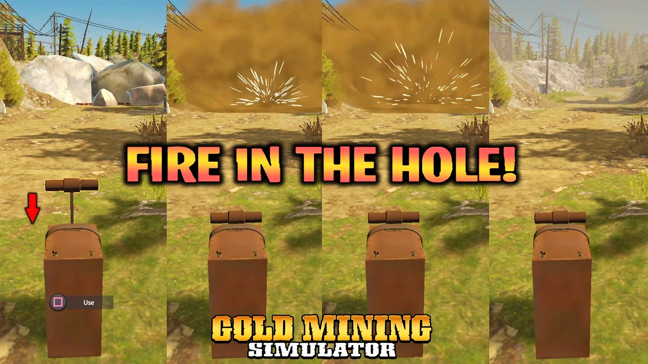 GOLD MINING SIMULATOR (FORMERLY GOLD RUSH) BLOWING **** UP!