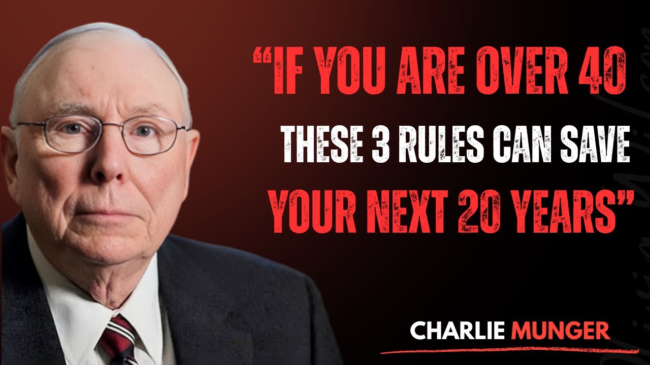 IF YOU ARE OVER 40, THESE 3 RULES CAN SAVE YOUR NEXT 20 YEARS | Life-Changing Advice 