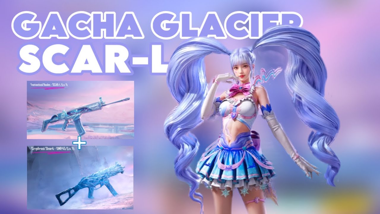 GACHA GLACIER SCAR-L Snowstar Sweetheart | PUBG Mobile Indonesia