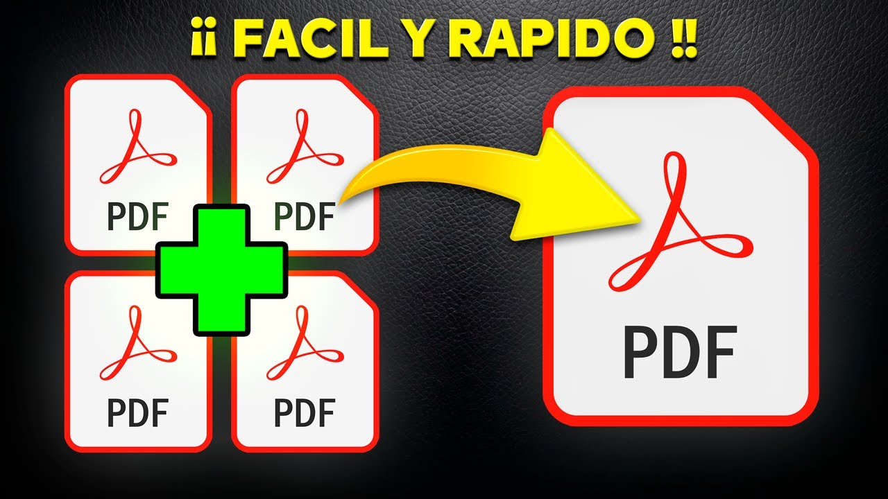 C&oacute;mo UNIR varios archivos PDF EN UNO solo GRATIS ✅ 2026