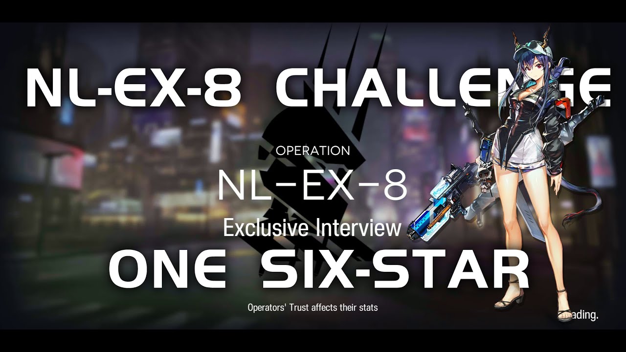 NL-EX-8 CM Challenge Mode | Ultra Low End Squad | Near Light | 【Arknights】
