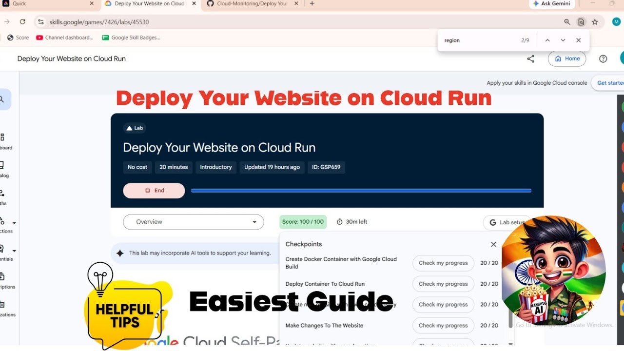 Deploy Your Website on Cloud Run #GSP659 #qwiklabsarcade2026 