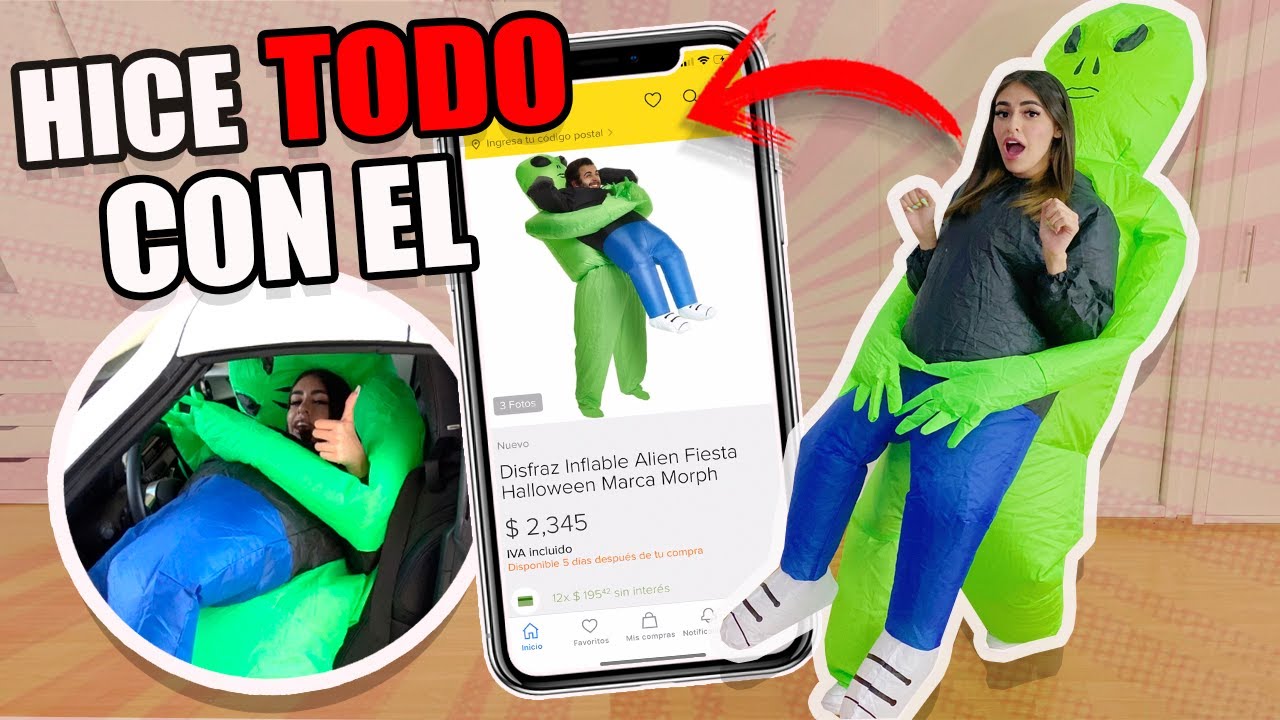 COMPRE UN ALIEN 👽 POR INTERNET *hice TODO con el*