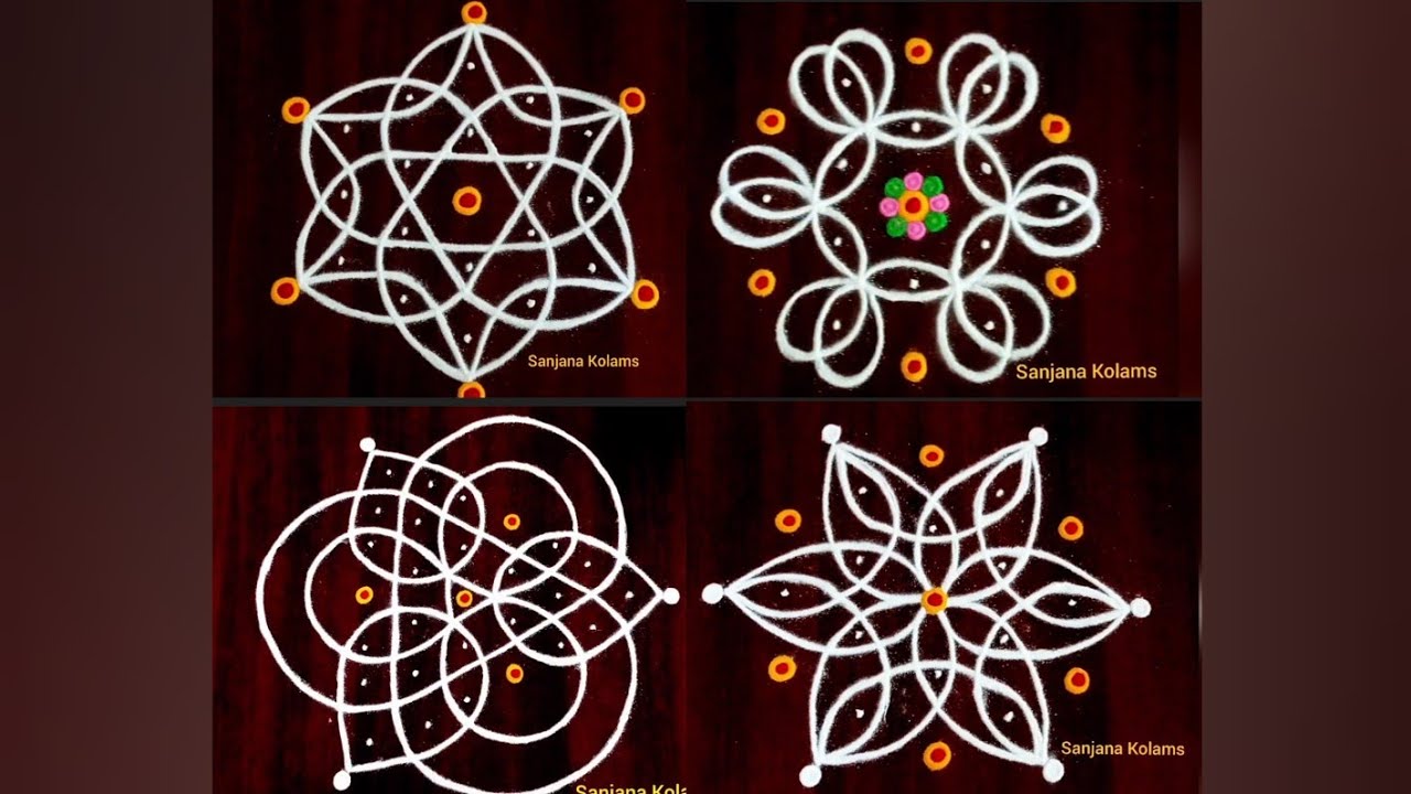 4260🌺5*3 Dot🌺Sankranthi Special Muggu🌺Margazhi Special Beauty Rangoli🌺Easy Simple Traditional Kolam