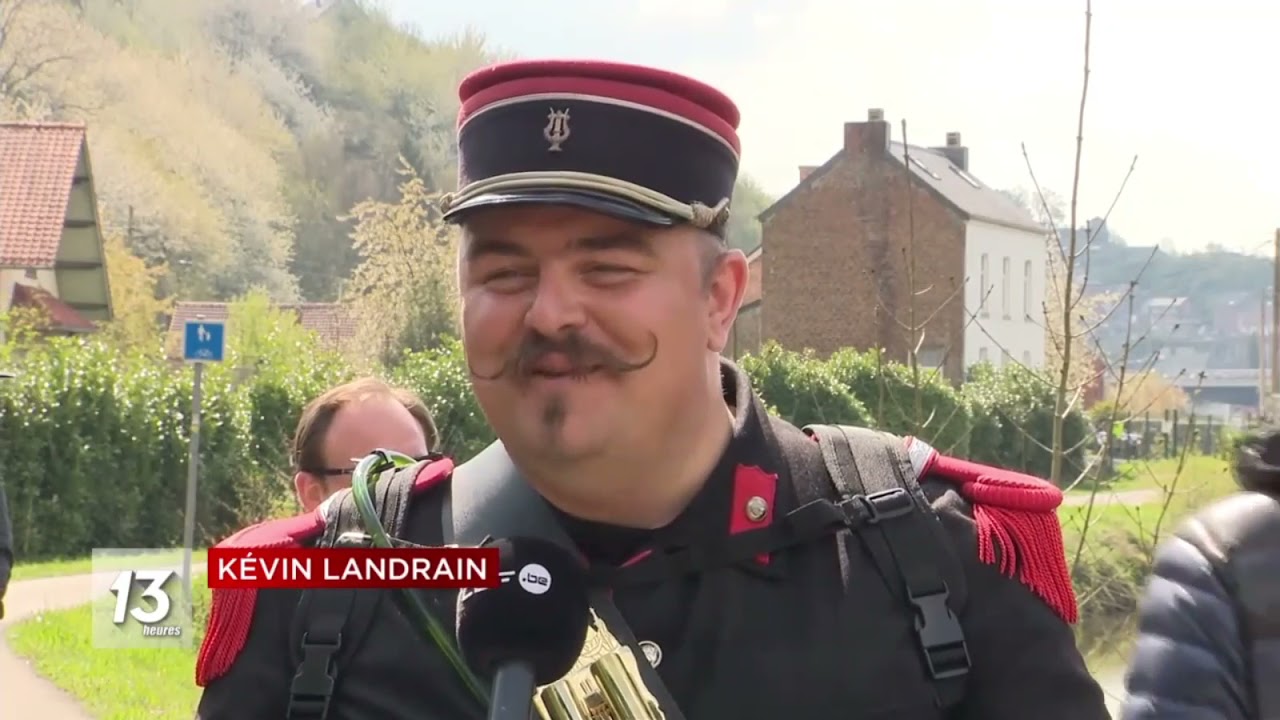 Extrait du JT 13h de RTBF 02 mai 2021 Défi tour ESM par K. L. pour l'Association Destination la vie