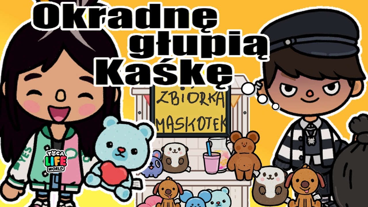 KRADZIEŻ ZBIÓRKI MASKOTEK 😱 BIEDNA KAŚKA 😱 historyjka Toca Boca