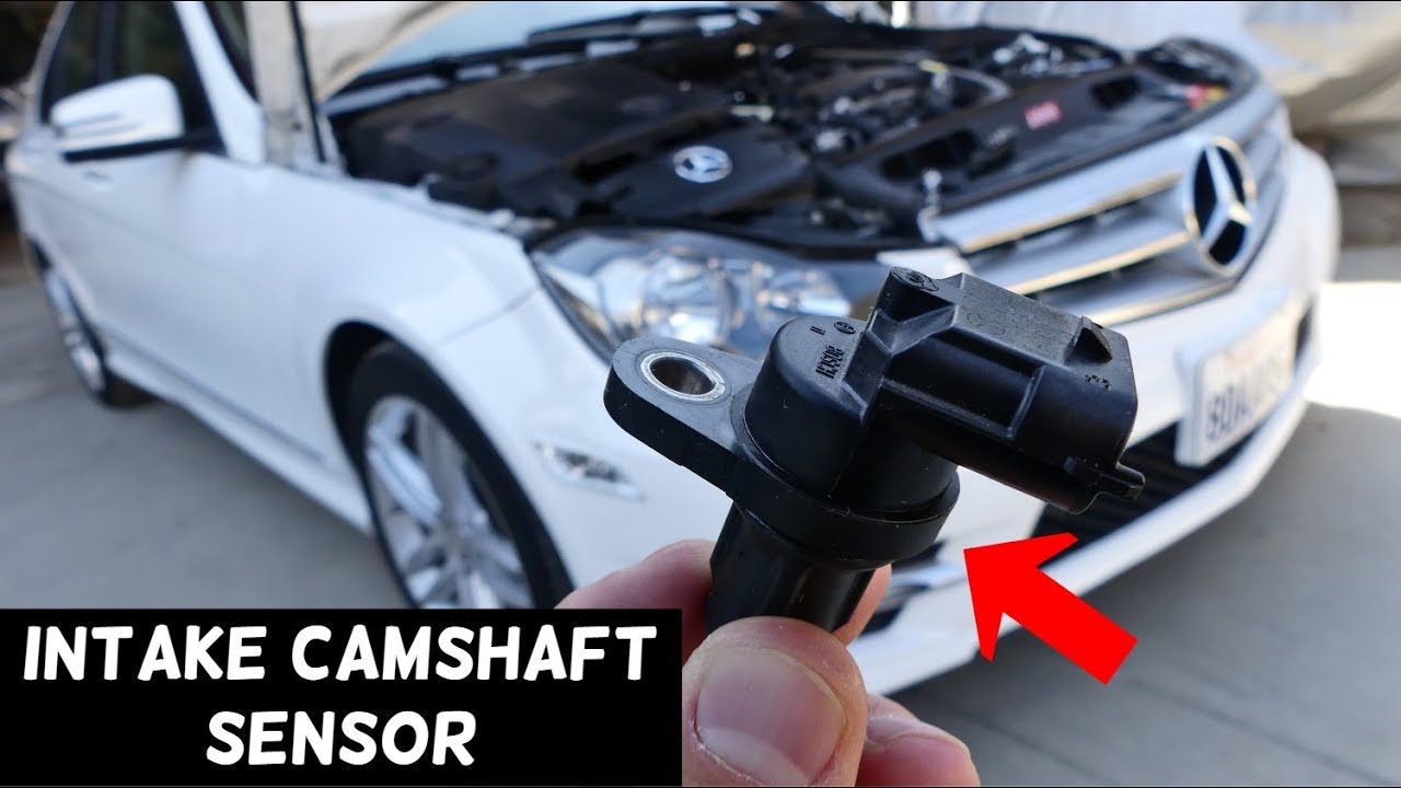 HOW TO REPLACE INTAKE CAMSHAFT POSITION SENSOR A ON MERCEDES C180 C200 C220 C250 W204