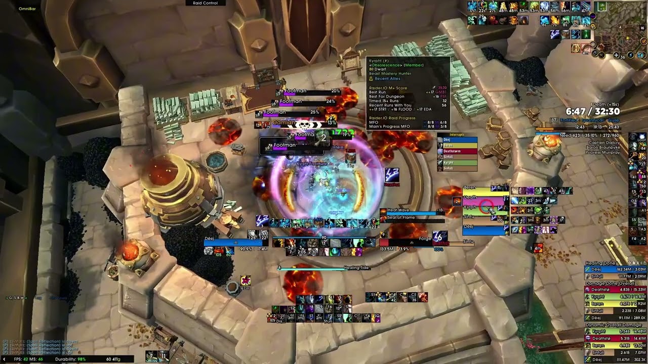 Priory of the Sacred Flame +17 | Resto Shaman POV | Mythic+