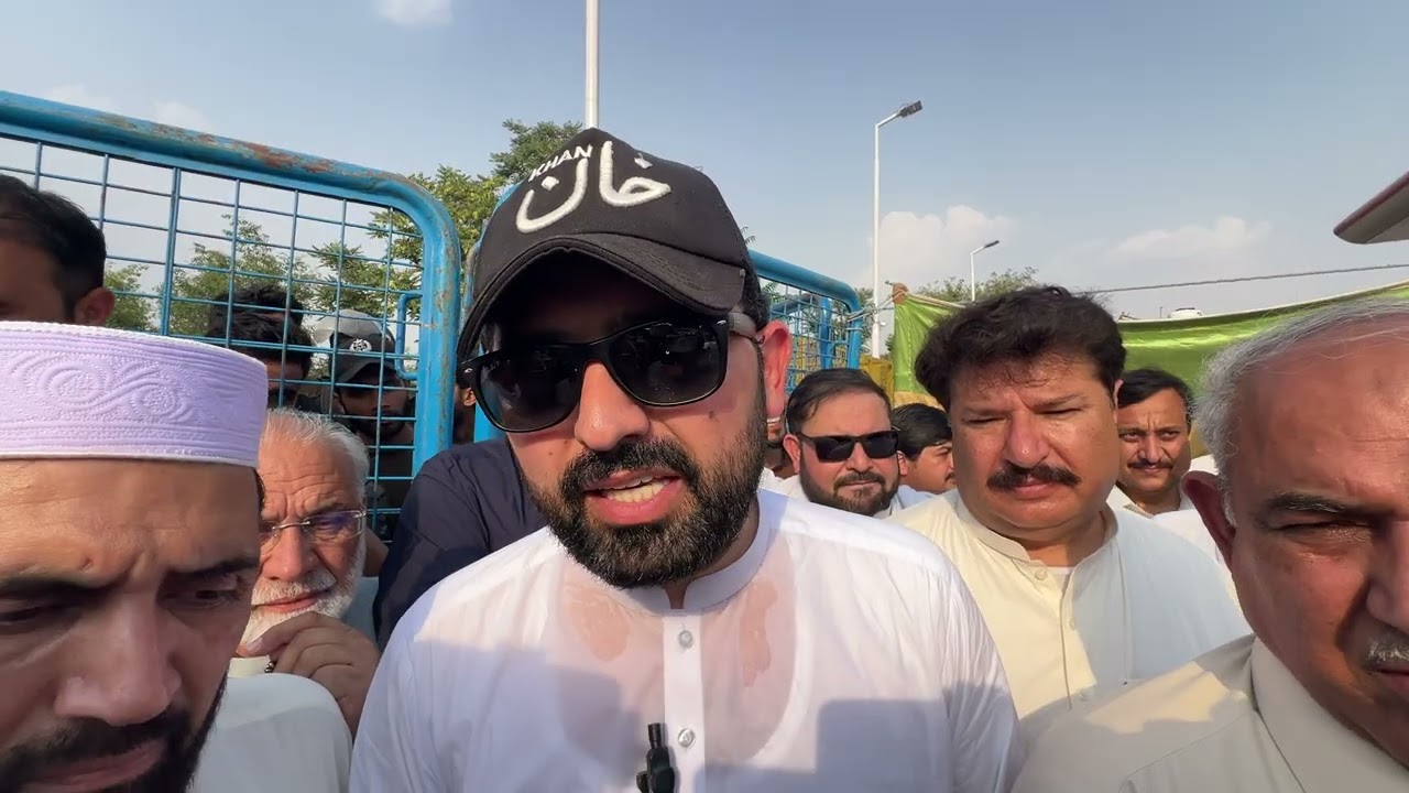 Cm kpk media talk outside Adiala jail| cm Sohail afridi protest Adiala jail| #imrankhan