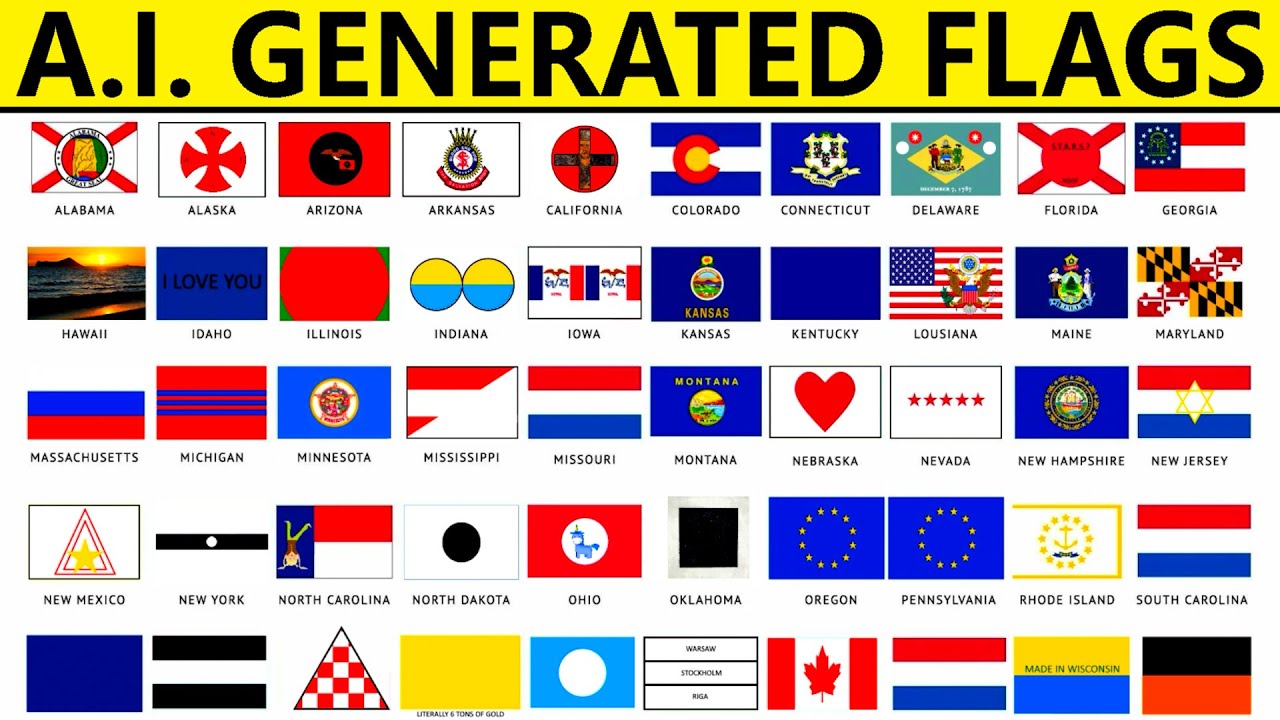 World Flags Created By Artificial Intelligence...