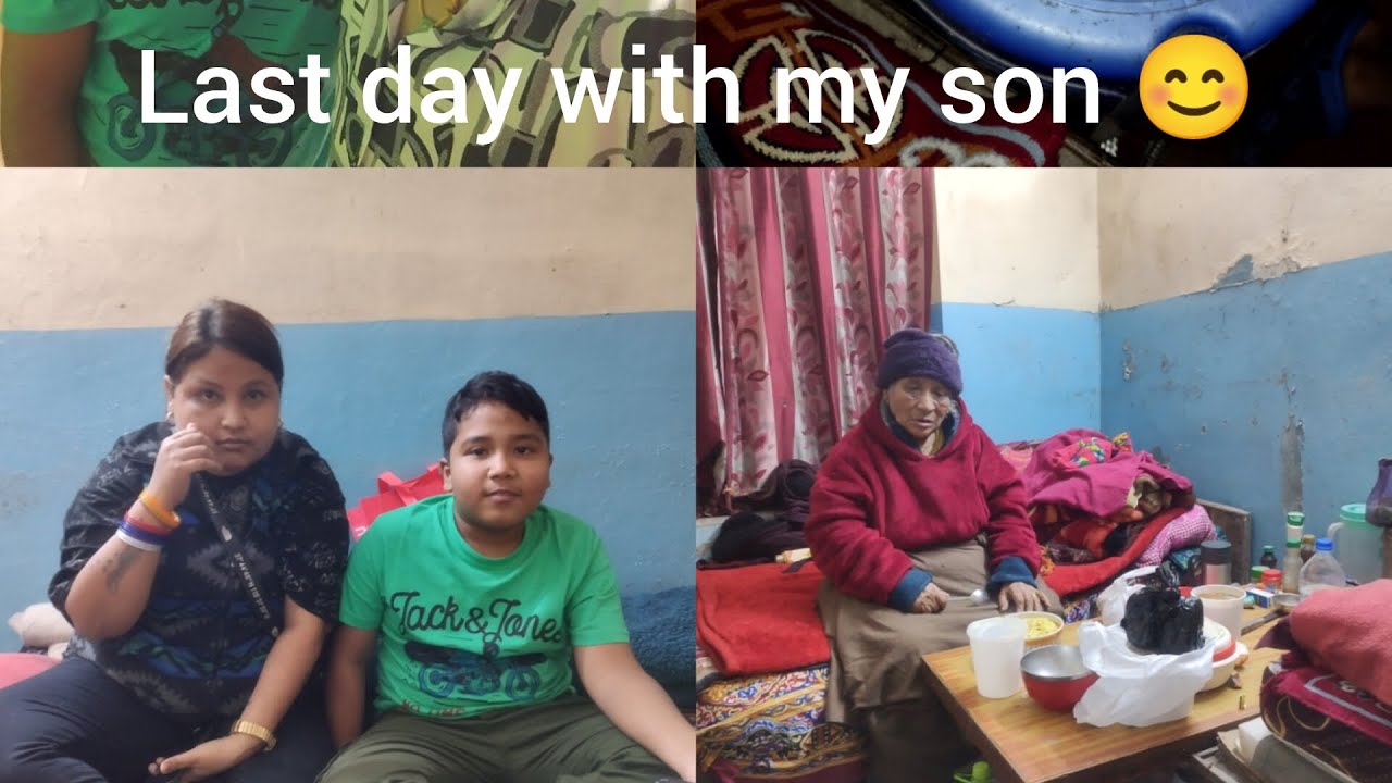 AJ dinner Mera beta or nani k sath 😋❤️✌️#dailyvlogs #tibetanyoutuber #subcribemychannel