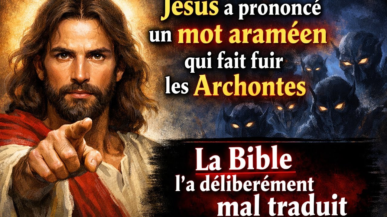 Jésus a prononcé un mot araméen interdit qui fait fuir les Archontes (caché par la Bible)