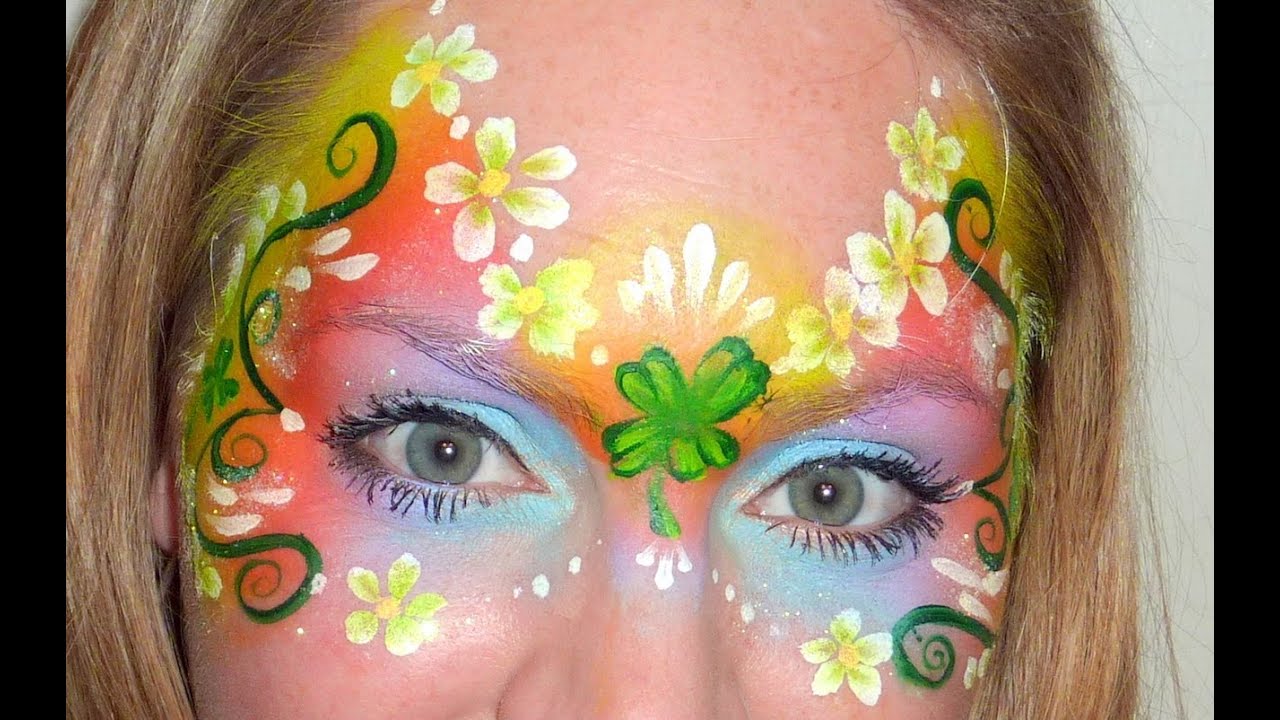 St. Patrick's Day Face Painting Tutorial