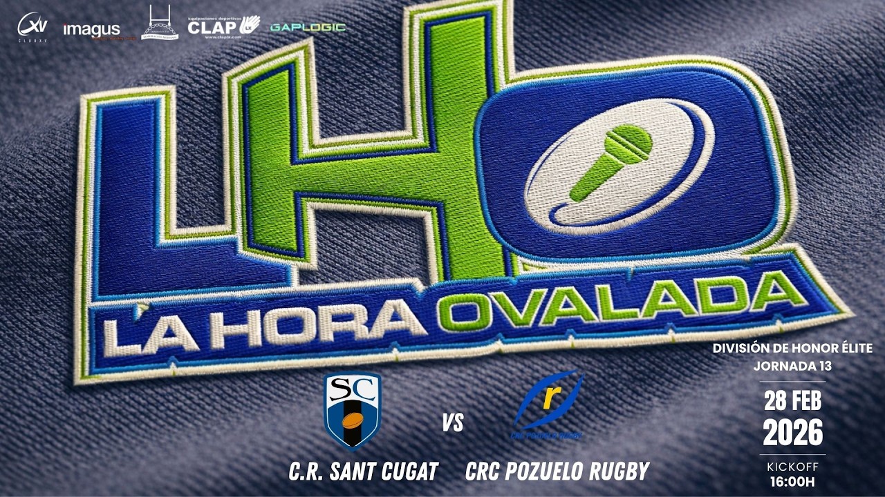 División de Honor Élite Masculina 25/26 🎙️ 📹 Jornada 13🏉 C.R. SANT CUGAT vs  CRC POZUELO
