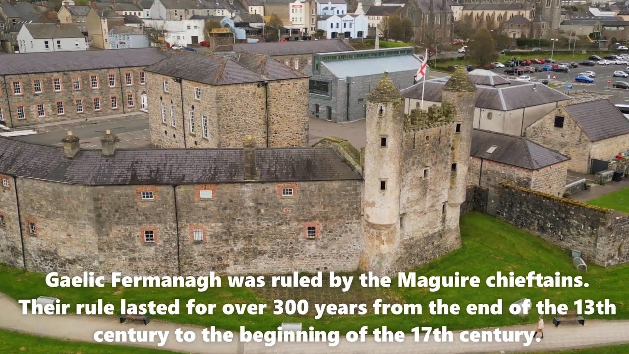 MAGUIRES CASTLE, ENNISKILLEN CASTLE AND ENNISKILLEN TOWN