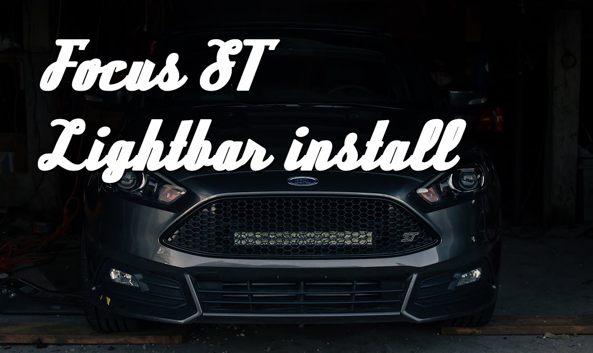 Focus ST LED lightbar install