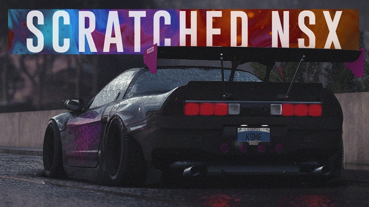 SCRATCHED NSX / NEED FOR SPEED
