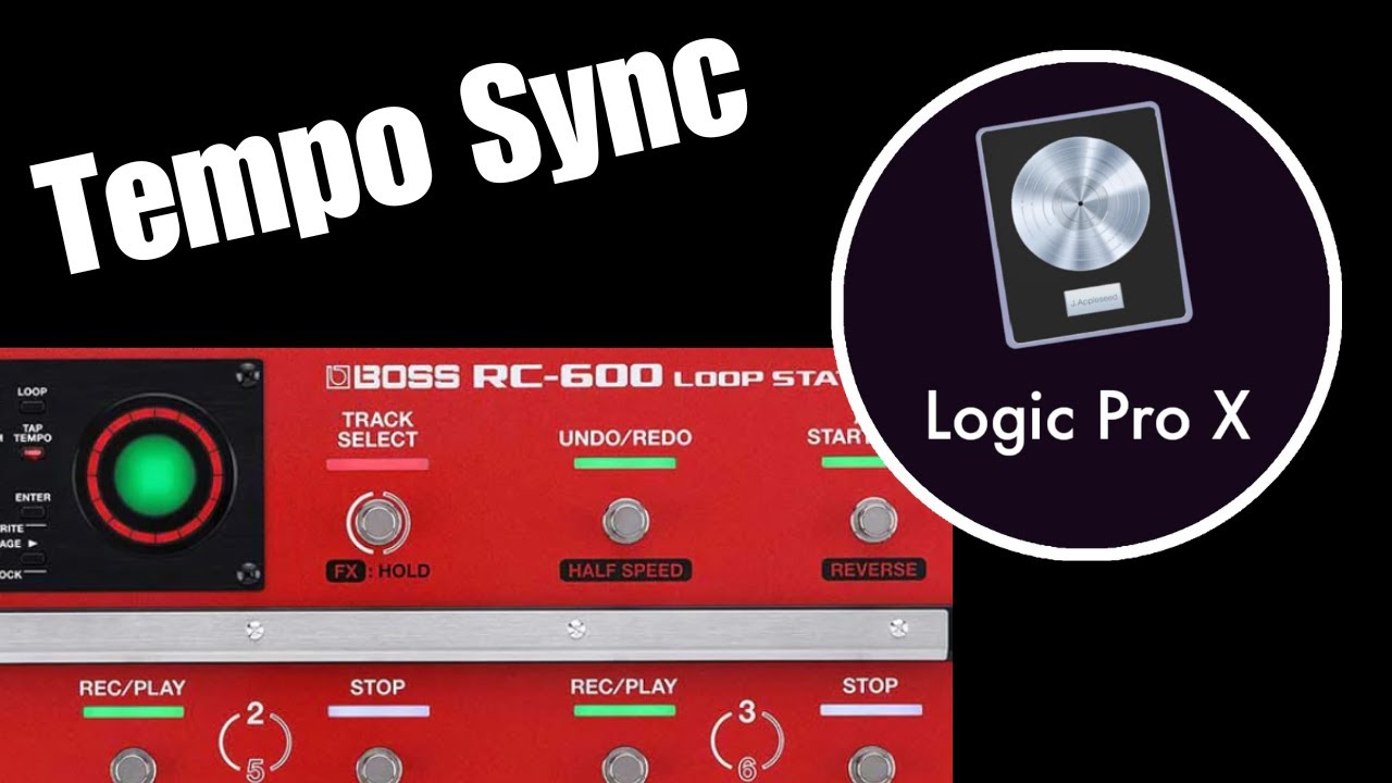 Как синхронизировать темп Boss RC600 с Logic Pro