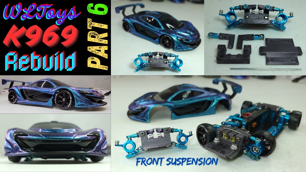 WLToys K969 K989 Upgrades Rebuild Part 6: Front Low Suspension Mod Discussion