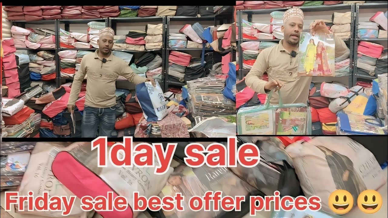 FRIDAY SALE ONE DAY OFFER FULLY DISCOUNT RATES PAKISTANI READYMADE AND MATERIAL #amgkr CHARMINAR HYD