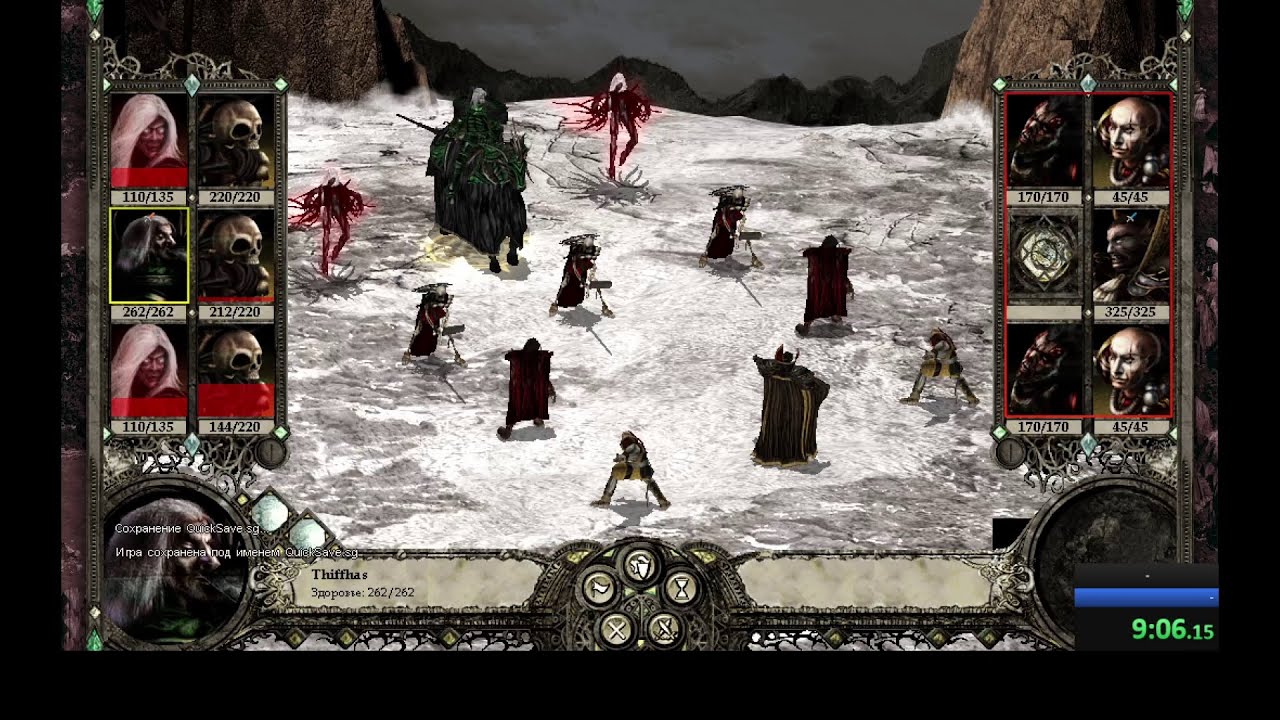 Disciples II: Servants of the Dark, speedrun in 54 min, very hard, hordes