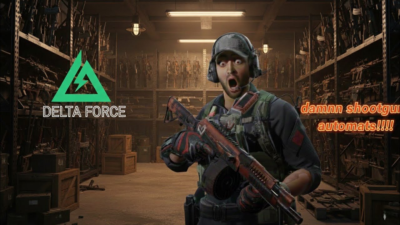 Cobain racikan senjata S12K shootgun yang bisa otomatis di Garena Delta Force 