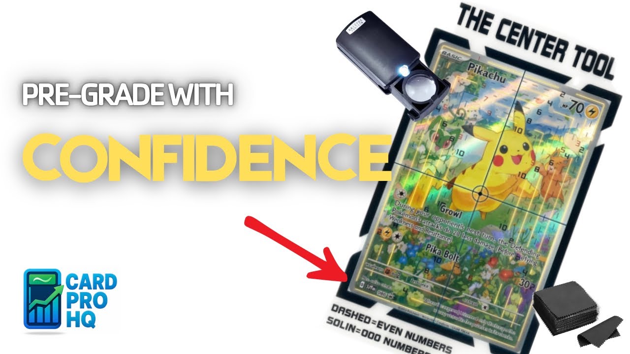 How to Pre-Screen Trading Cards for Grading | CardProHQ Grading Tool Kit Tutorial