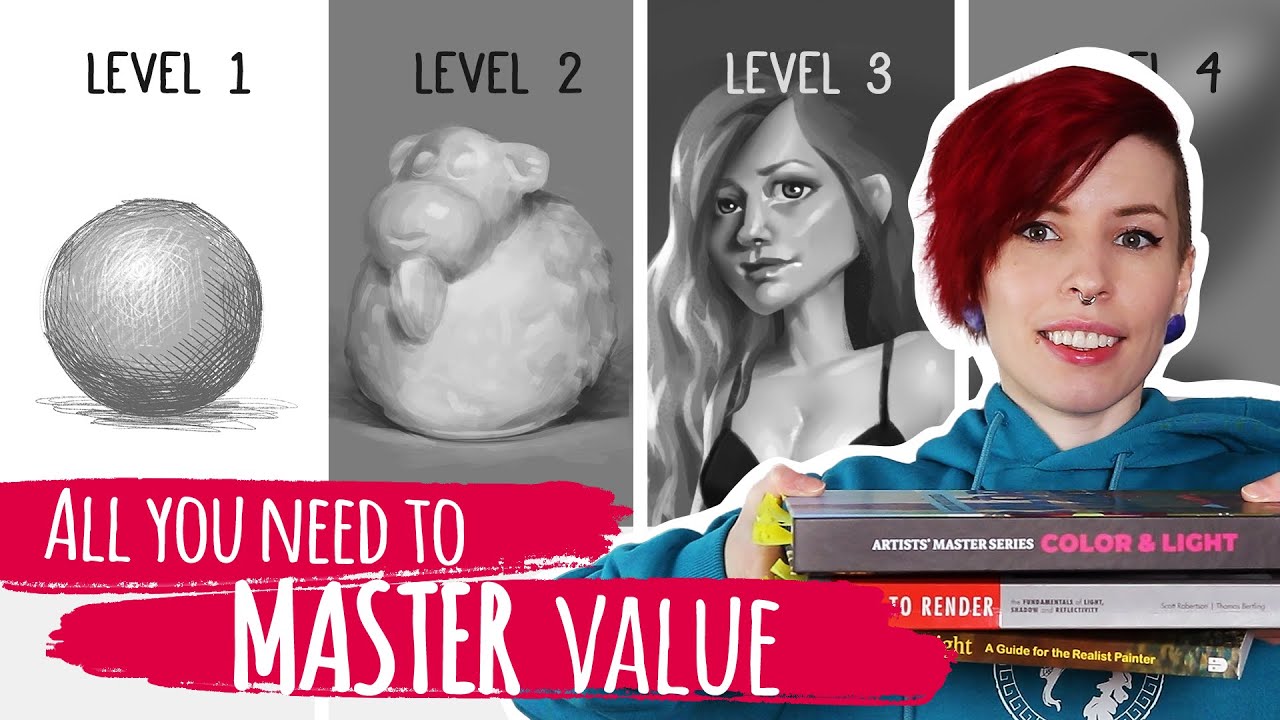 How to Learn Color & Light Part 1: The power of Value | How to Study Art