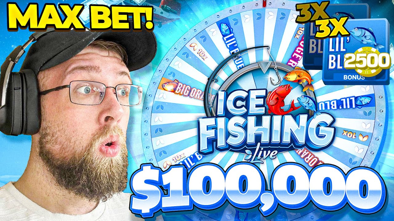 I WON $100,000 PLAYING THE ICE FISHING GAME SHOW!