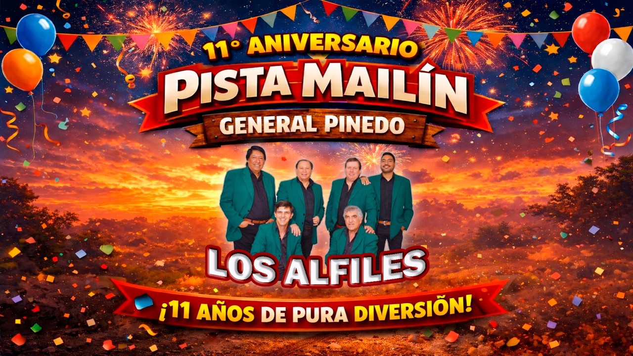 LOS ALFILES EN EL 11° ANIVERSARIO DE PISTA MAILIN, GRAL  PINEDO   08 03 26
