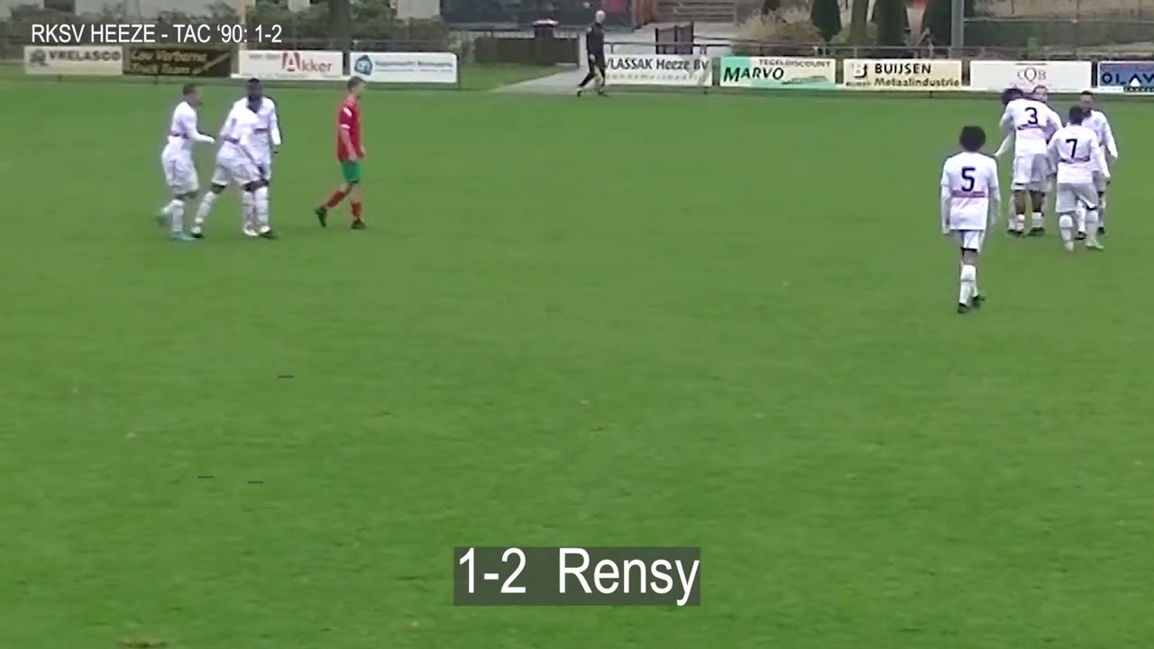 Samenvatting RKSV HEEZE - TAC '90: 2-5 zondag 1e Klasse B  06-11-2022